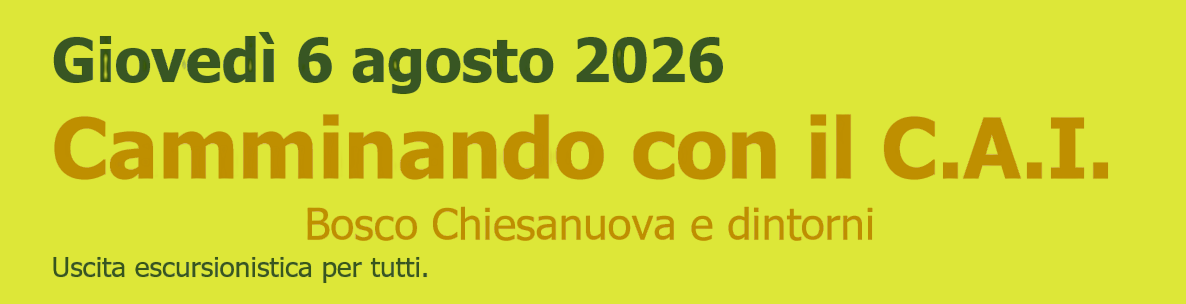 Camminando con CAI 6 agosto_banner